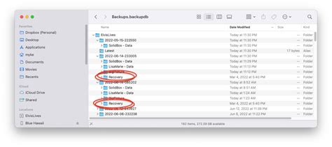 Recovery volume appears in Time Machine backup ; how to exclude? Ask