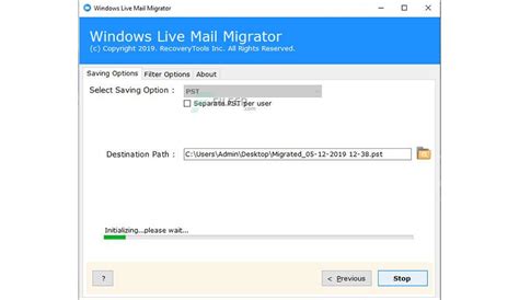 RecoveryTools Windows Live Mail Migrator Free Download