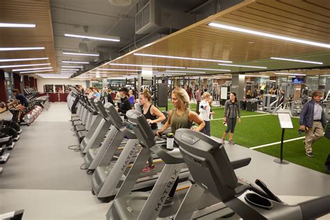 The fitness area (located on the north side of the Commu