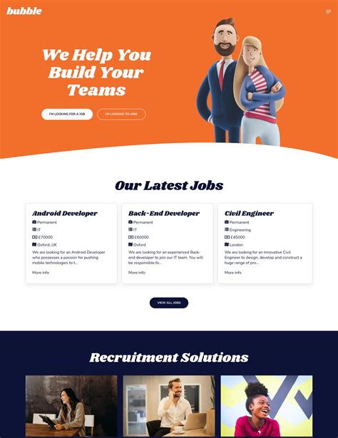 Recruiting Website Template