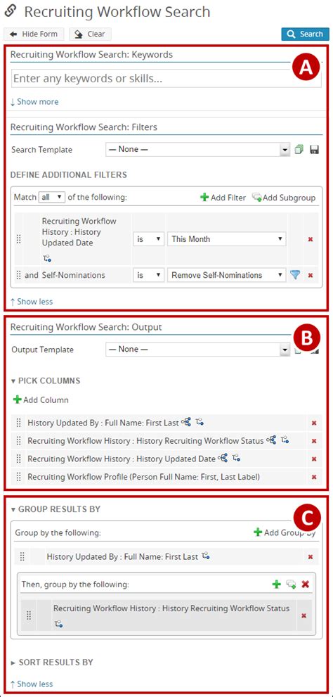 Recruiting Workflow Searches: Recruiter Activity Report - iCIMS