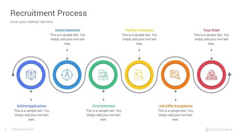 Recruitment Process PowerPoint Template Pslides