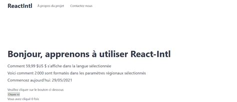 Rect intl.  React Intl Internationalize React apps.  Oct 18, 2018 · Internat...