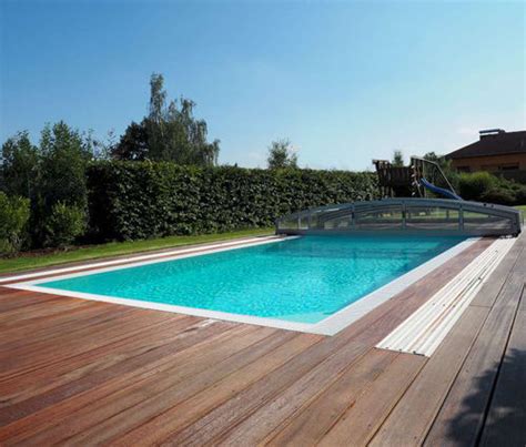 Rectangle inground overflow swimming pool ALBIXON