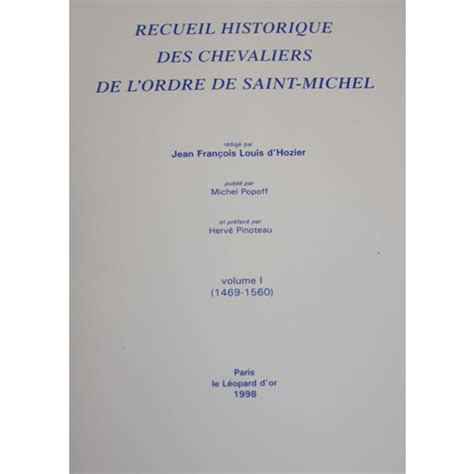 Recueil historique des chevaliers de l'ordre de saint michel. - Handbook of continuum mechanics general concepts thermoelasticity 1st edition.