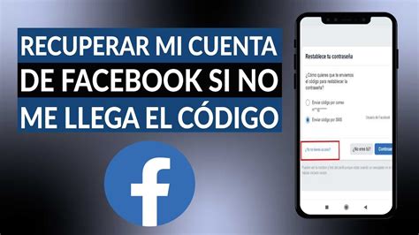 Recuperar tu cuenta de Facebook si no puedes iniciar sesión