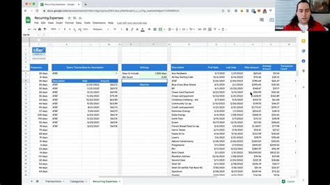 Recurring Payment Excel Spreadsheet Sample Excel Templates