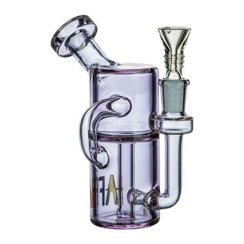 We carry recycler bubblers for dabbing and recycler bongs for s