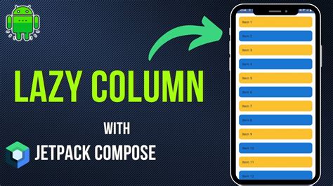 Recyclerview in jetpack compose.  we will talk about the lazy column, which is the rec...