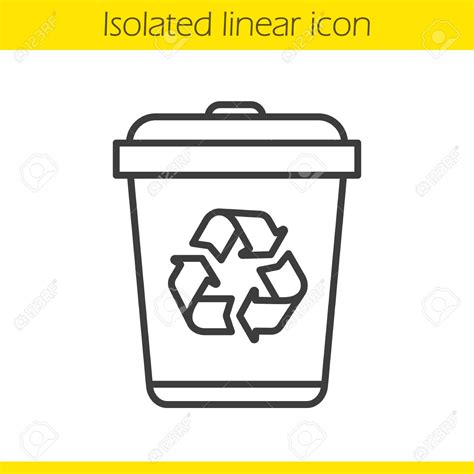 Recycling Bin Drawing