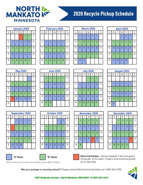 Recycling and Garbage Information City of North Mankato