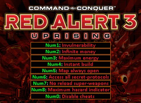 Red Alert 3 Uprising Trainer