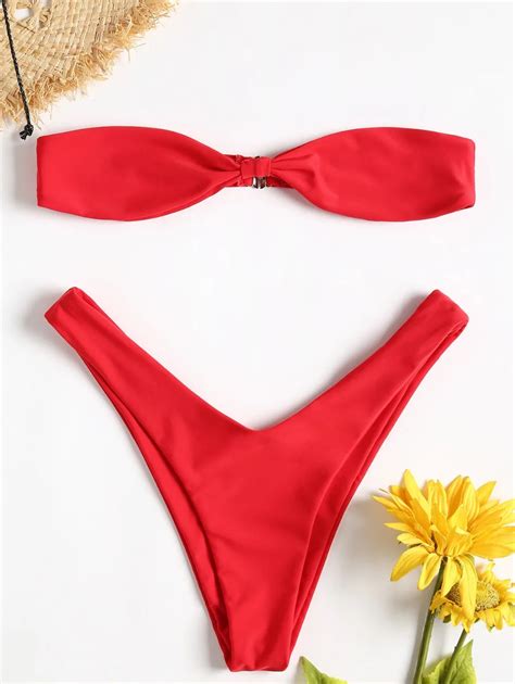 Red Bikinis Red Swimsuits & Costumes PrettyLittleThing