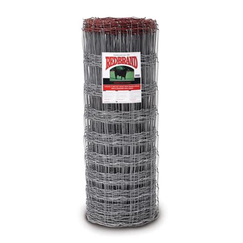 Red Brand 330-ft x 3-ft 12.5-Gauge Silver Steel Woven …