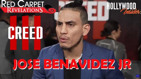 Red Carpet Revelations José Benavidez Jr – ‘Creed III’