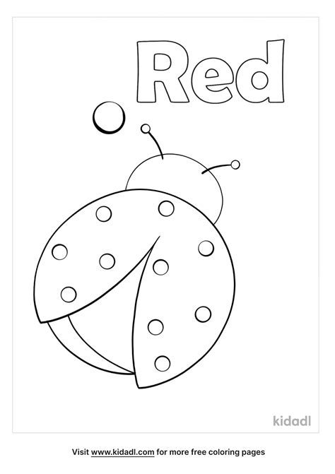Red Coloring Shee