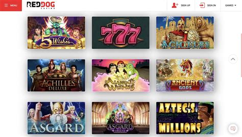 Red Dog casino review Australia