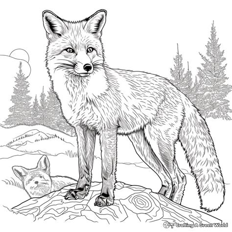 Red Fox Coloring