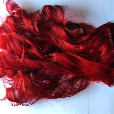 Red Hair Piece: An Instant Hair Transformation