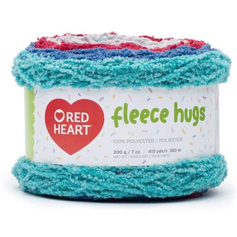 Red Heart Fleece Hugs Yarn - Herrschners