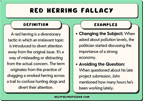 Red Herring Fallacy Examples in Media, Advertising, …