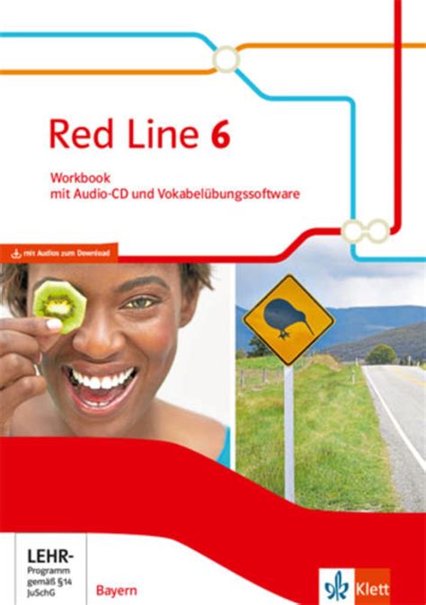 Red Line 6: Workbook mit Audios Klasse 10 (Red Line. Ausgabe