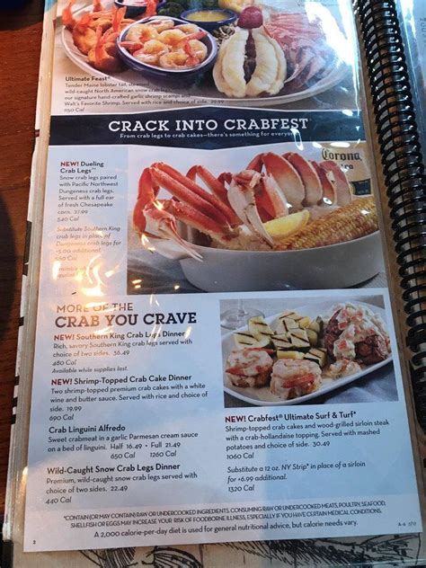 Red Lobster - Vallejo, CA Restaurant Menu + Delivery Seamless