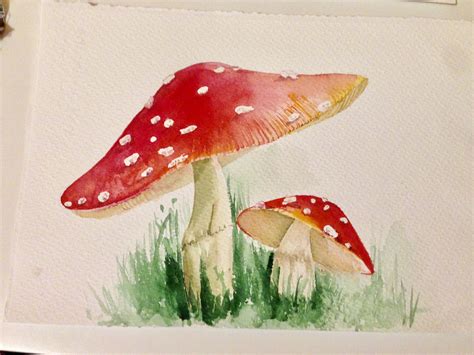 Red Mushroom Drawings