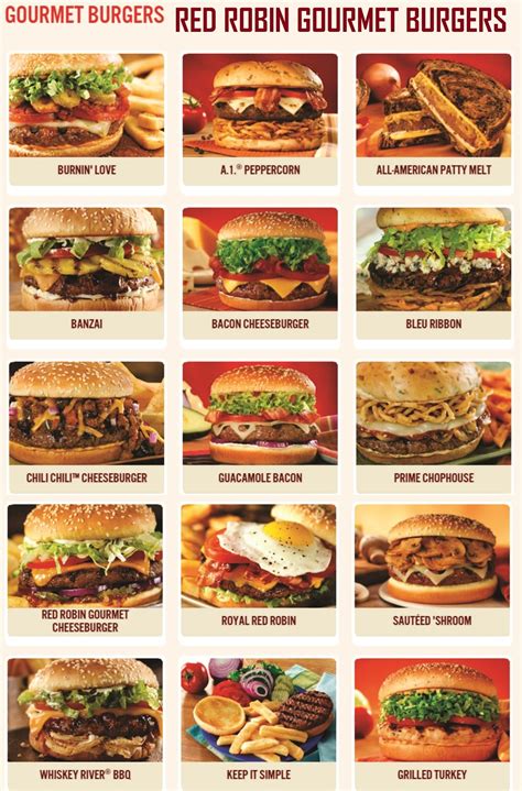 Red Robin South Portland Scarborough ME Menu - Order Online