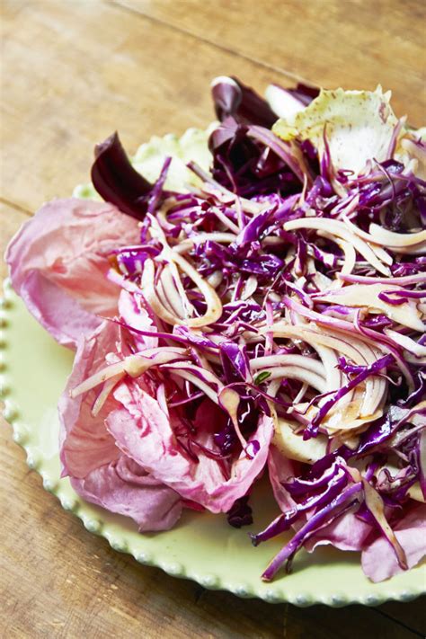 Red Salad with Citrus, Honey and Thyme Vinaigrette