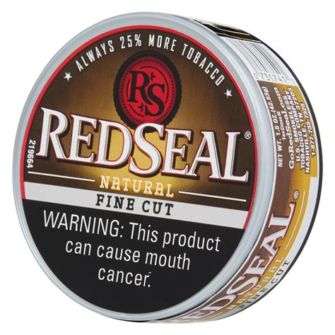 Red Seal Fine Cut Natural Chewing Tobacco 1.2oz - goPuff