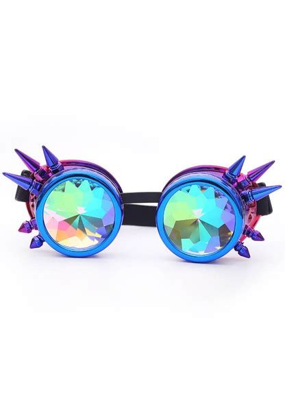 Red Sun Goggles with Spikes