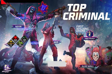 Red Top Criminal Bundle in Free Fire MAX How to get event duration and more 