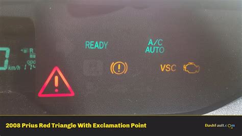 Red Triangle With Exclamation Point Prius Solved What Is The Meaning Of A Red Triangle With A
