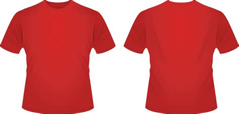 Red Tshirt Template