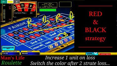 roulette number of black and red
