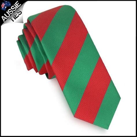 Red and Green Tie - Etsy