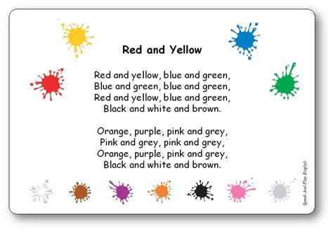 Red and Yellow, Blue and Green - A Colour Song with …