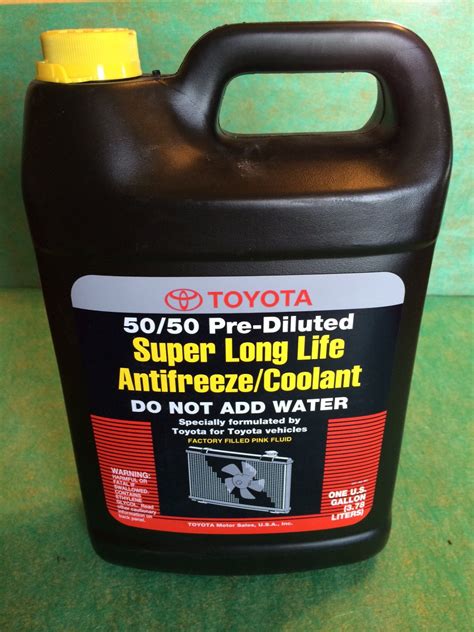 Check Vehicle Fit. Coolant/Antifreeze Extended Life; 50/50 Pre-Di