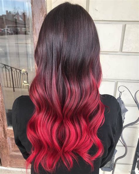 Red black hair. Discover bold and striking red and black hair ideas! Explore expressive styles, from ombre, balayage, peekaboo and more. Learn how to create a unique look … 