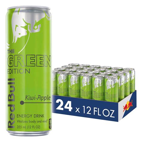 Red bull kiwi apple. Sodium 100mg 4.35%. Total Carbohydrate 40g 14.55%. Sugar 38g. Protein 1g. Niacin 22.4mg 140%. *The % Daily Value (DV) tells you how much a nutrient in a serving of food contributes to a daily diet. 2,000 calories a day is used for general nutrition advice. Ingredients. Carbonated Water, Sucrose, Glucose, Citric Acid, Taurine, Natural and ... 