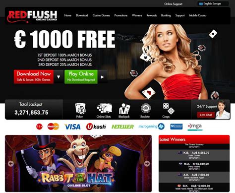 red flush online casino bonuses
