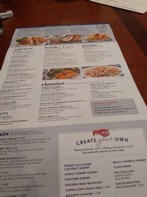 Red lobster appleton menu. I have read and accept the My Red Lobster Rewards TERMS AND CONDITIONS and PRIVACY NOTICE Red Lobster Management LLC, 450 S.Orange Ave., Suite 800, Orlando, FL, 32801. https://www.redlobster.com Subject to: Terms and Conditions 