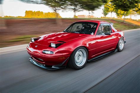 Red miata. The price of the 2022 Mazda MX-5 Miata starts at $28,715 and goes up to $39,215 depending on the trim and options. Sport. Club. Grand Touring. Grand Touring RF. Club RF. 0 $10k $20k $30k $40k $50k ... 