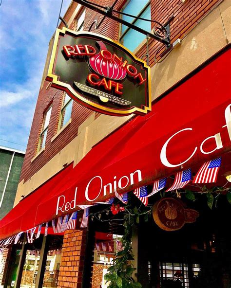 Red onion joplin mo. First of all, Red Onion is located in a quaint historic brick building in the heart of downtown Joplin at 4th and Virginia Streets, just a block off of the iconic Route 66. Inside, the restaurant is open and airy, and offers a laid-back, neighborly feeling. 