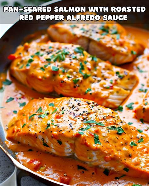 Red pepper cream sauce for fish.  This is usually made with heavy cream...