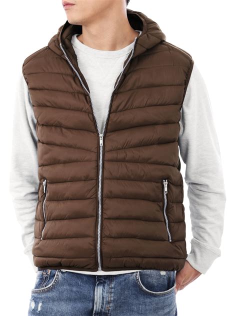  ET TU Men's Lightweight Puffer Vest - Black Mens lightweight puffer vest is a must-have that will keep you warm against the cold weather elements. Stitched panels insulation, optimum warmth, while the classic silhouette makes for a comfortable and versatile layer that looks stylish indoors and out. . 