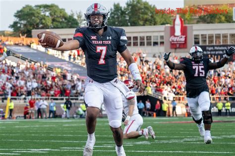 Red raiders 247. Oct 8, 2022 · Morton completed 24 of 39 passes for 220 yards and both scores in the first half to help the Red Raiders take a 24-20 lead at the break. Tech gained 347 yards on 57 plays in the first two quarters. Sanders rolled out and scored on a 2-yard touchdown run to trim Texas Tech's lead to 31-29 in the third. 