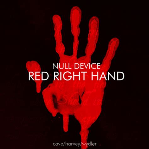 Red right hand mp3