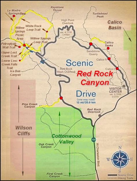 Red rock canyon map. Red Rock Canyon. This natural formation is a hidden gem, tucked away in a hidden corner of Whiting Ranch Wilderness Park. You'll need to make a turn on a certain trail that will take you right to it. There are two access points to park and start your hike from, Portola Pkwy or Santiago Canyon Road which is the back way with less people. 